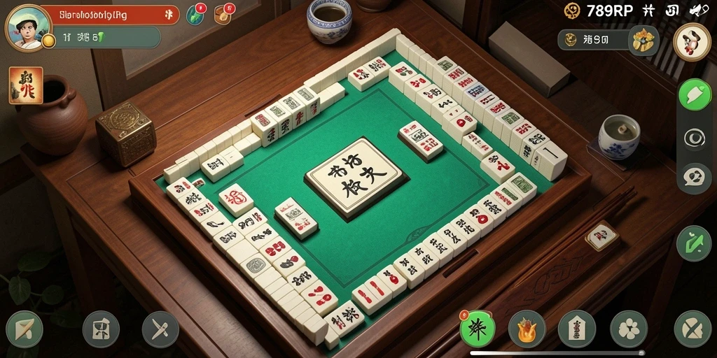 Screenshot utama 789RP menampilkan gameplay Mahjong yang menarik.
