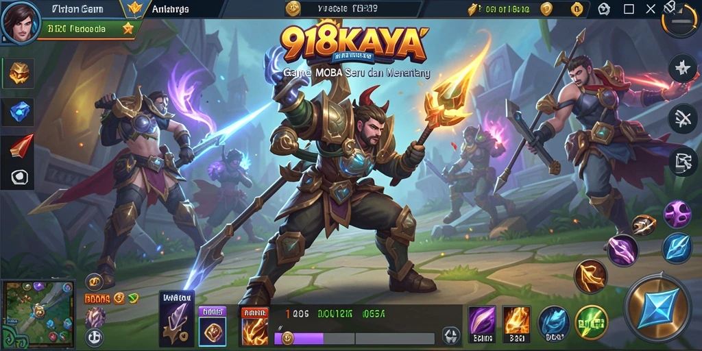 Tampilan dinamis gameplay seru dalam 918KAYA