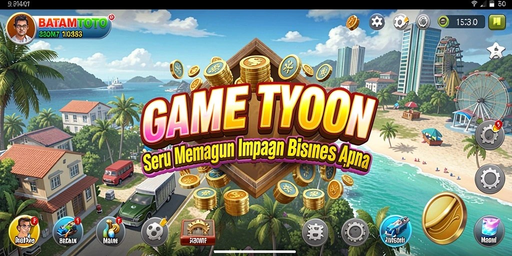 Tangkapan layar gameplay <strong>BATAMTOTO</strong> dengan elemen Tycoon yang menarik.