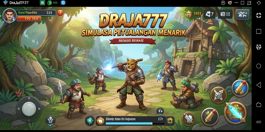 Tampilan gameplay menarik DRAJA777 yang penuh aksi.
