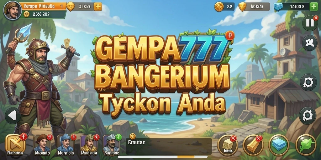 Tampilan gameplay GEMPA777 menunjukkan keseruan membangun impian bisnis.
