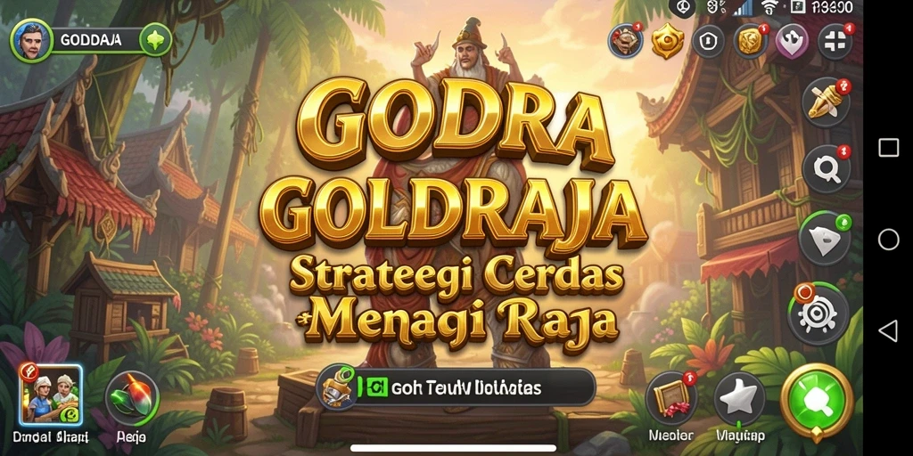 Tangkapan layar menunjukkan pertempuran seru dalam GOLDRAJA.