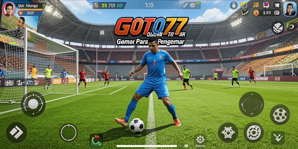 Screenshot gameplay <strong>GOTO77</strong> menampilkan aksi seru permainan olahraga.