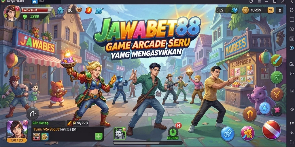 Screenshot utama menampilkan gameplay seru dan interaktif JAWABET88.