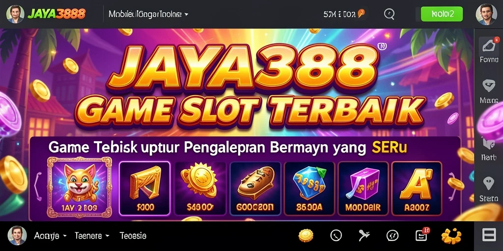 Screenshot gameplay JAYA388 yang menampilkan keseruan bermain slot.