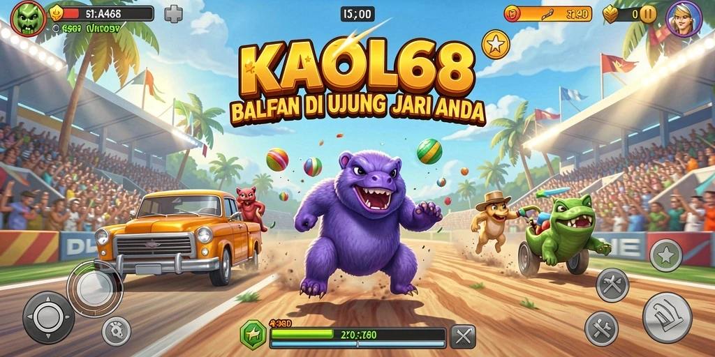 Tampilan gameplay KAOL68 yang menegangkan dan menarik.