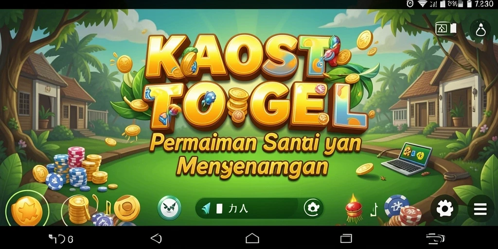 Gameplay seru KAOSTOGEL yang penuh warna.