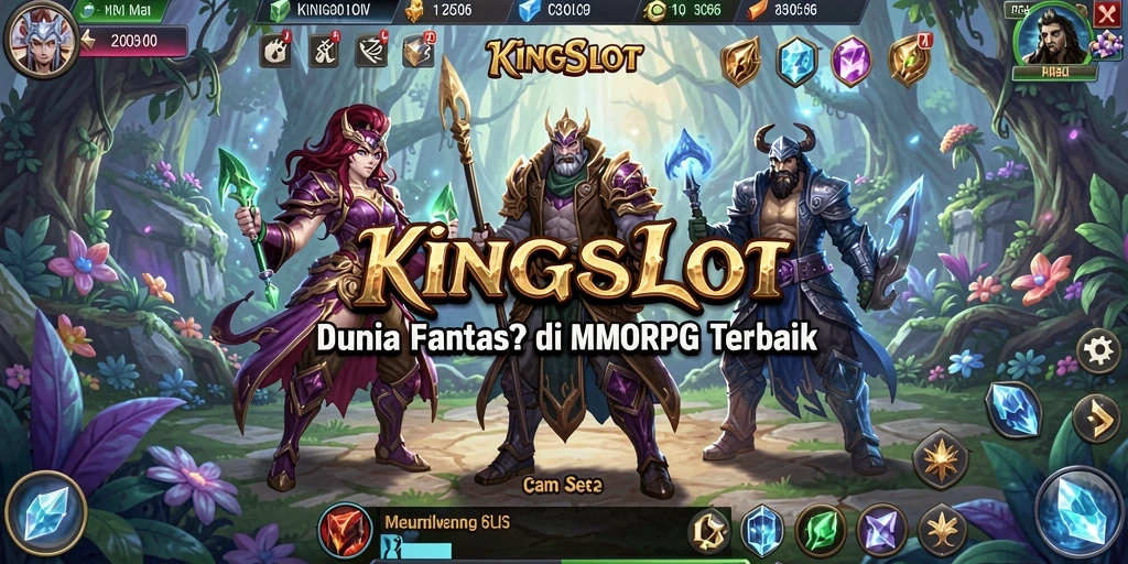 Tampilan gameplay yang memukau dalam dunia KINGSLOT MMORPG.
