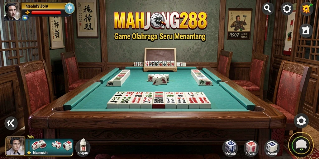 Tampilan menarik gameplay MAHJONG288 menampilkan aksi olahraga yang seru.