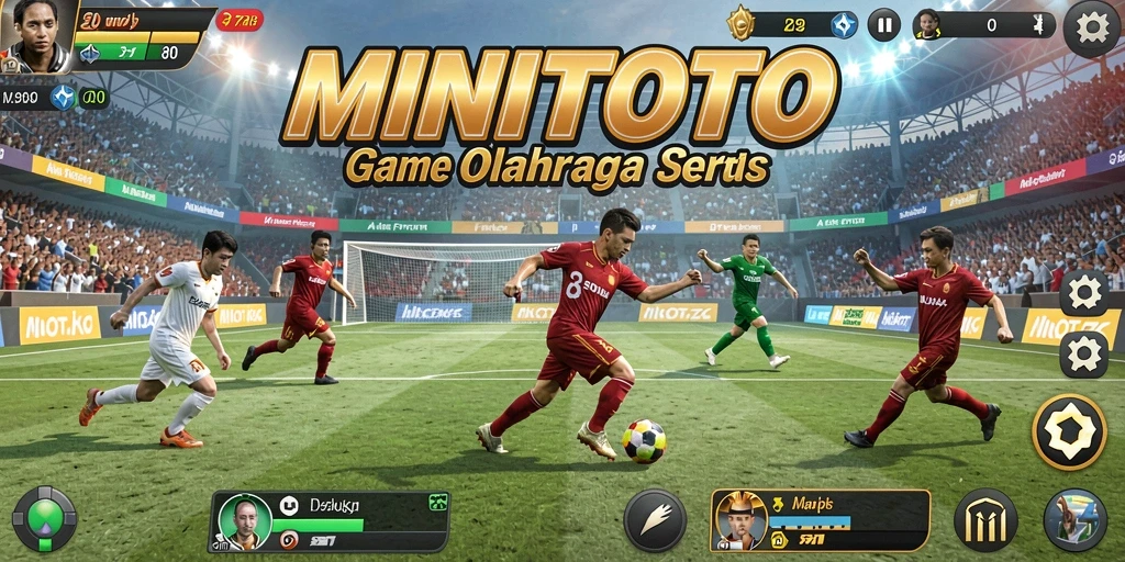 Tangkapan layar game MINITOTO menampilkan aksi seru dari pertandingan olahraga.