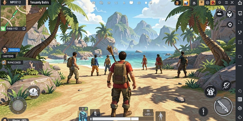 Screenshot MPO2121 menunjukkan aktivitas menjelajah dunia terbuka.