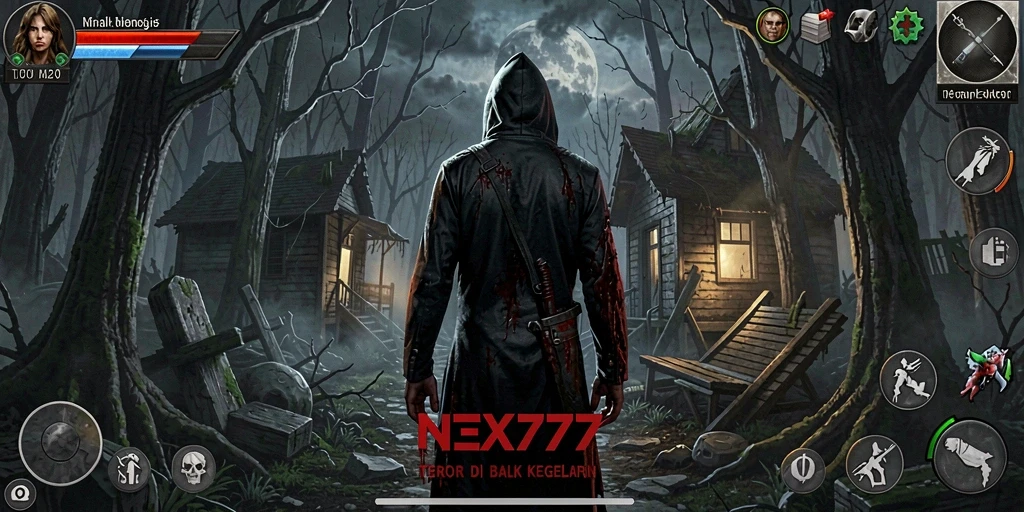 Gameplay menyeramkan dalam NEX777 yang membuat jantung berdebar.