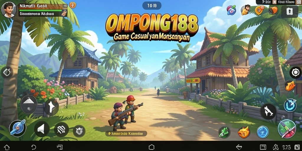 Tampilan menarik dari gameplay OMPONG188 yang seru dan interaktif.