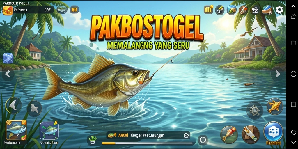 Tangkapan ikan besar di PAKBOSTOGEL dengan grafis menawan.