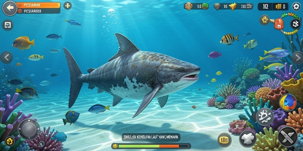 Gameplay PESIAR88 yang menarik di bawah laut.