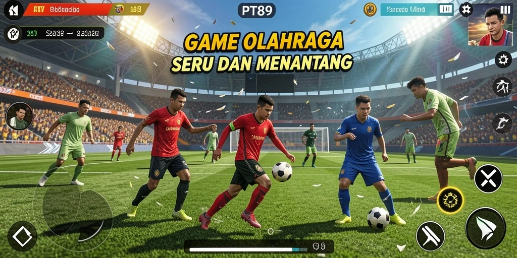 Gameplay seru PT89 dalam pertandingan olahraga kompetitif.