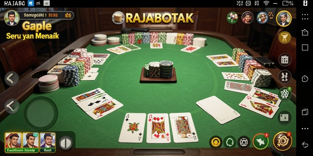 Tampilan gameplay seru dan interaktif di RAJABOTAK.