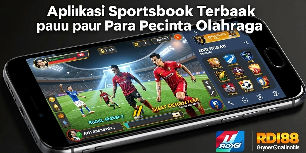 Tampilan antarmuka RDI88 yang menarik dengan pilihan taruhan olahraga.