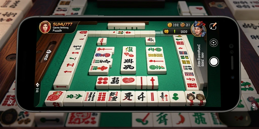 Gameplay menarik dalam SUHU777 dengan grafis Mahjong yang menawan.